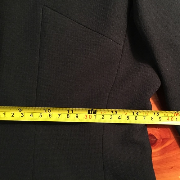 SOLD—Vintage 1990's Kasper Navy Bead Embellished Jeweled Skirt Suit, Size 2P - Picture 12 of 16